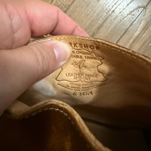 Bed Stu Onset Cobbler Series Peep Toe Bootie size 6 - Picture 7 of 8